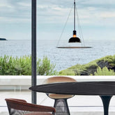 Two-Tone Disc Modern Minimalist Pendant Light - Clowas